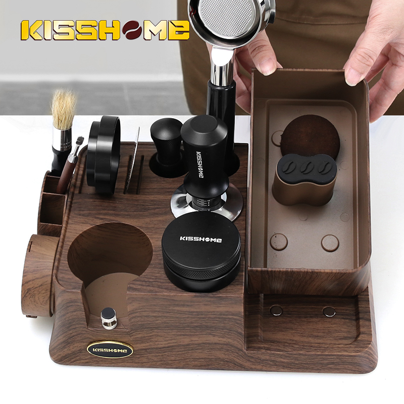 Portafilter 58Mm - KISSHOME 에스프레소 탬퍼 스테이션 노크 박스