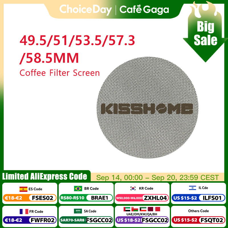 Puck Screen Mesh - KISSHOME 에스프레소 퍽 스크린 51mm 53.5mm