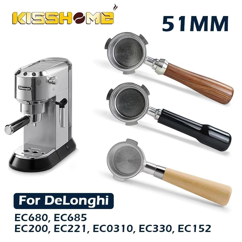 Coffee Equipment Espresso - 커피 바텀리스 포타필터, Delonghi EC680 EC685