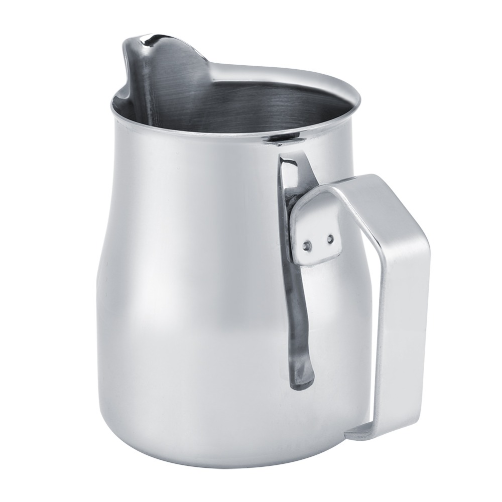 Milk Steaming Pitcher - 스테인리스 스틸 커피 주전자 실버 750ml/25oz