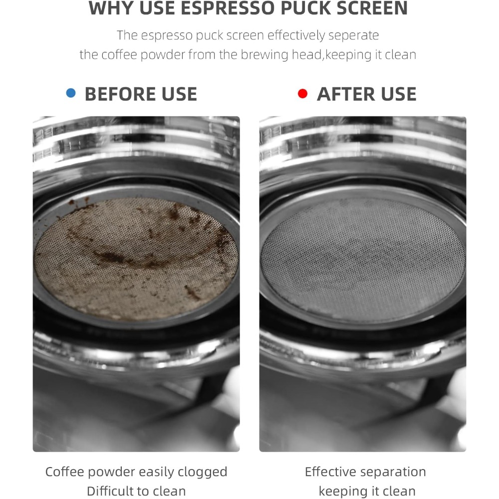 51mm 에스프레소 퍽 스크린 메탈 커피 필터 재사용  - Puck Screen Mesh 리뷰 및 가격