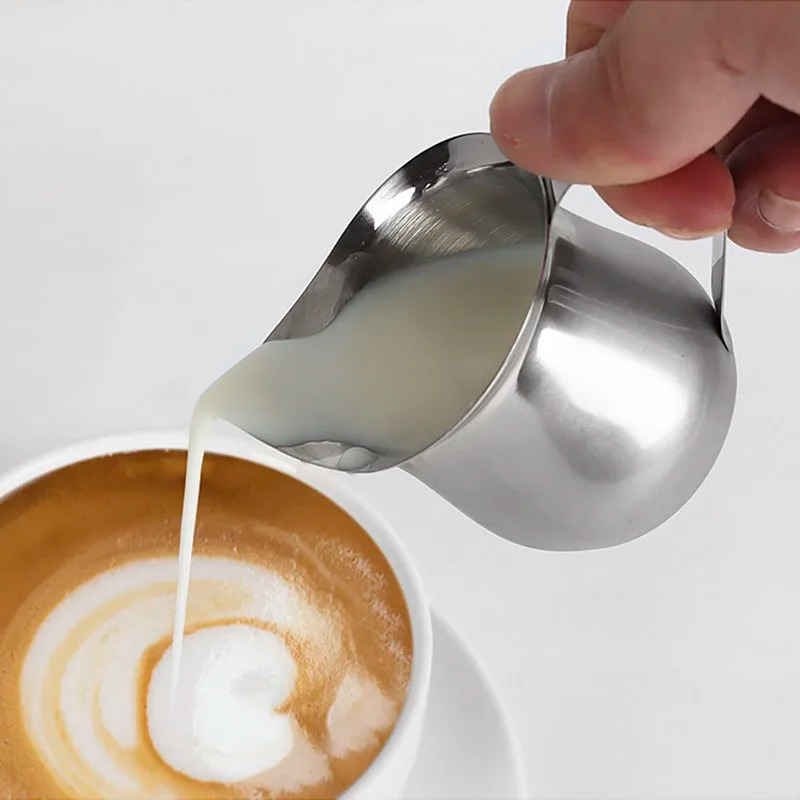 커피 우유 Frothing 투수 컵 스테인레스 스틸 에 - Milk Steaming Pitcher 리뷰 및 가격