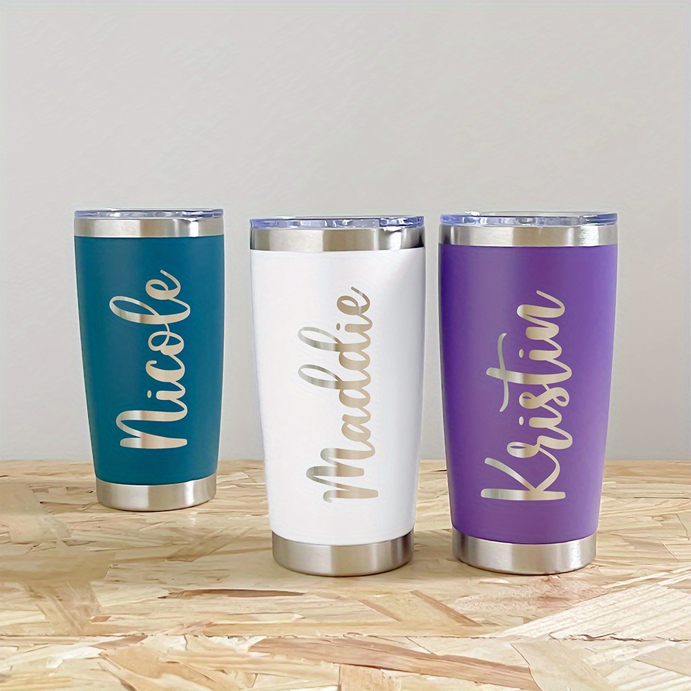 맞춤 이름 각인 20온스 스테인리스 스틸 텀블러, 하트 - Coffee Equipment Usa 리뷰 및 가격