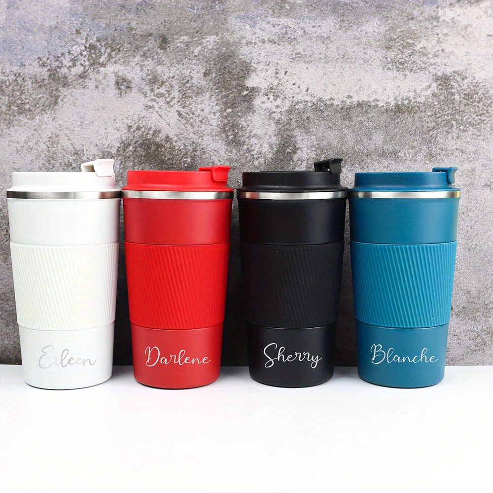맞춤 이름이 새겨진 스테인리스 스틸 여행용 커피 머그, - Coffee Equipment Usa 리뷰 및 가격