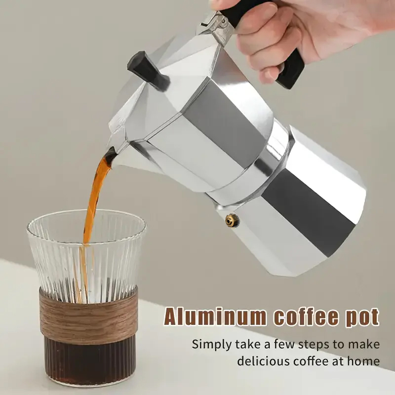 클래식 알루미늄 모카포트 50-300ML 가정용 스토브 - Coffee Equipment Espresso 리뷰 및 가격