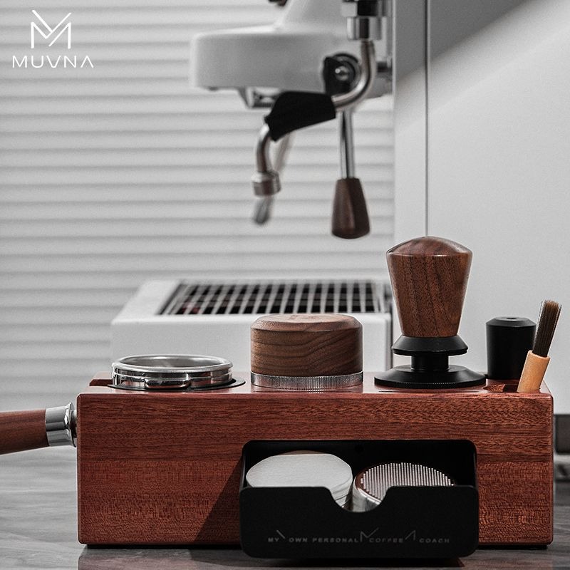 MUVNA 커피 탬퍼 스테이션 우드 포타필터 홀더 51 - Portafilter 58Mm 리뷰 및 가격
