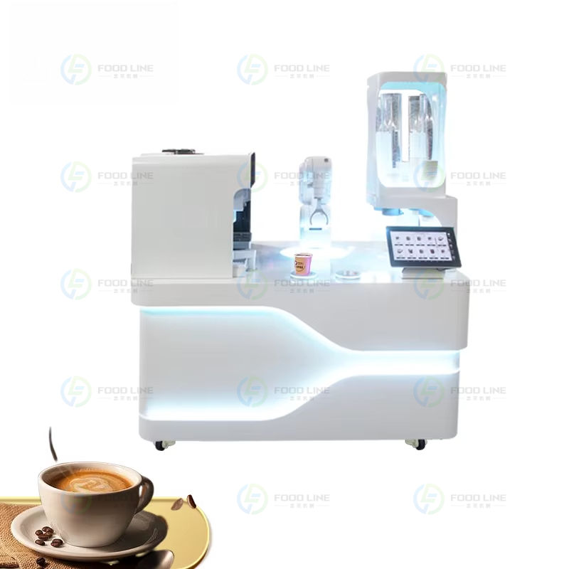자동 로봇 라떼 커피 머신 맞춤형 스마트 에스프레소 브 - Coffee Equipment For Cafe 리뷰 및 가격