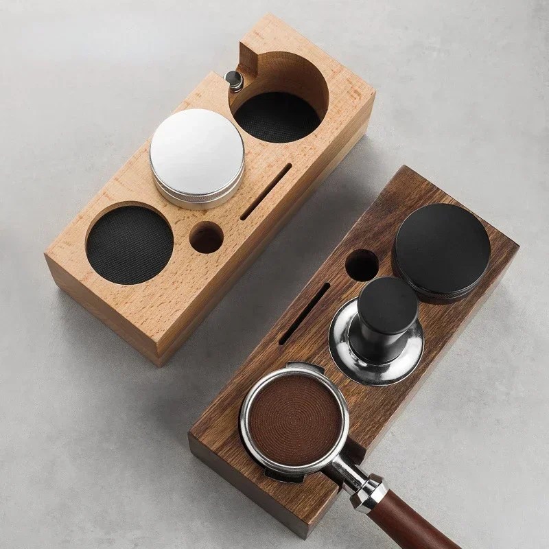 나무 재질의 포터필터 홀더, 커피 탬퍼 매트, 스탠드, - Portafilter 58Mm 리뷰 및 가격
