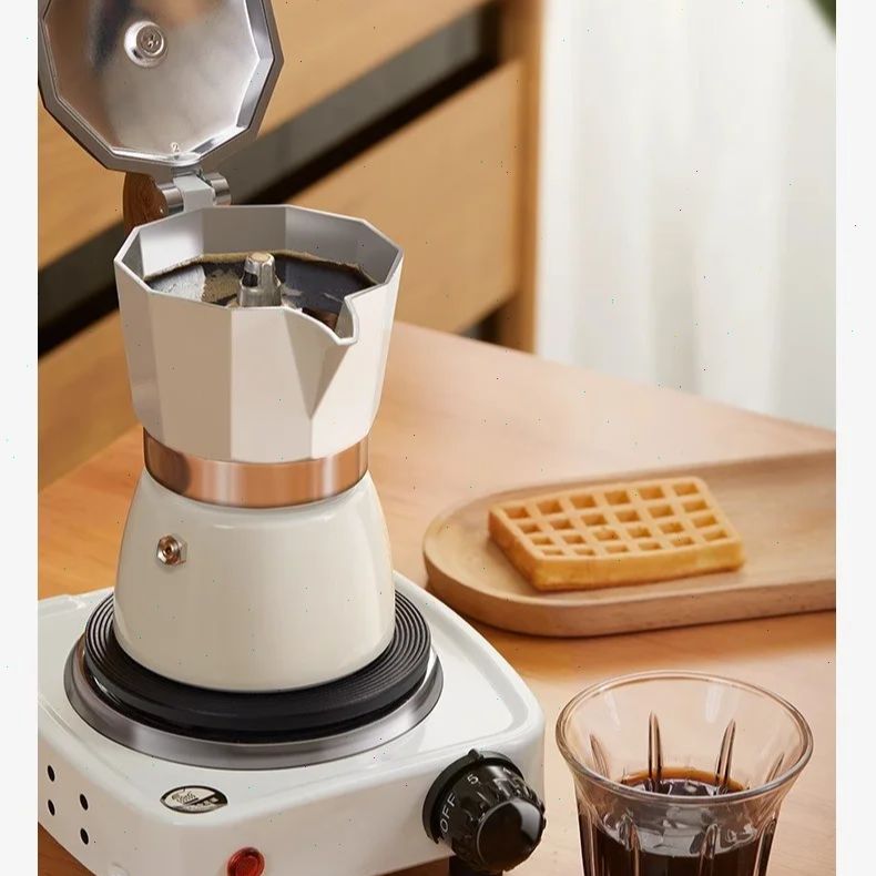 둥근 바닥 모카포트 싱글 밸브 소형 가정용 커피 메이커 - Coffee Equipment Espresso 리뷰 및 가격